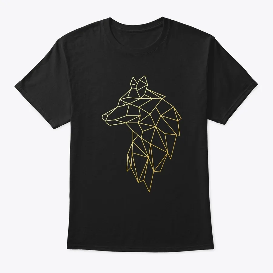 Geometric Abstract Wolf Polygonal