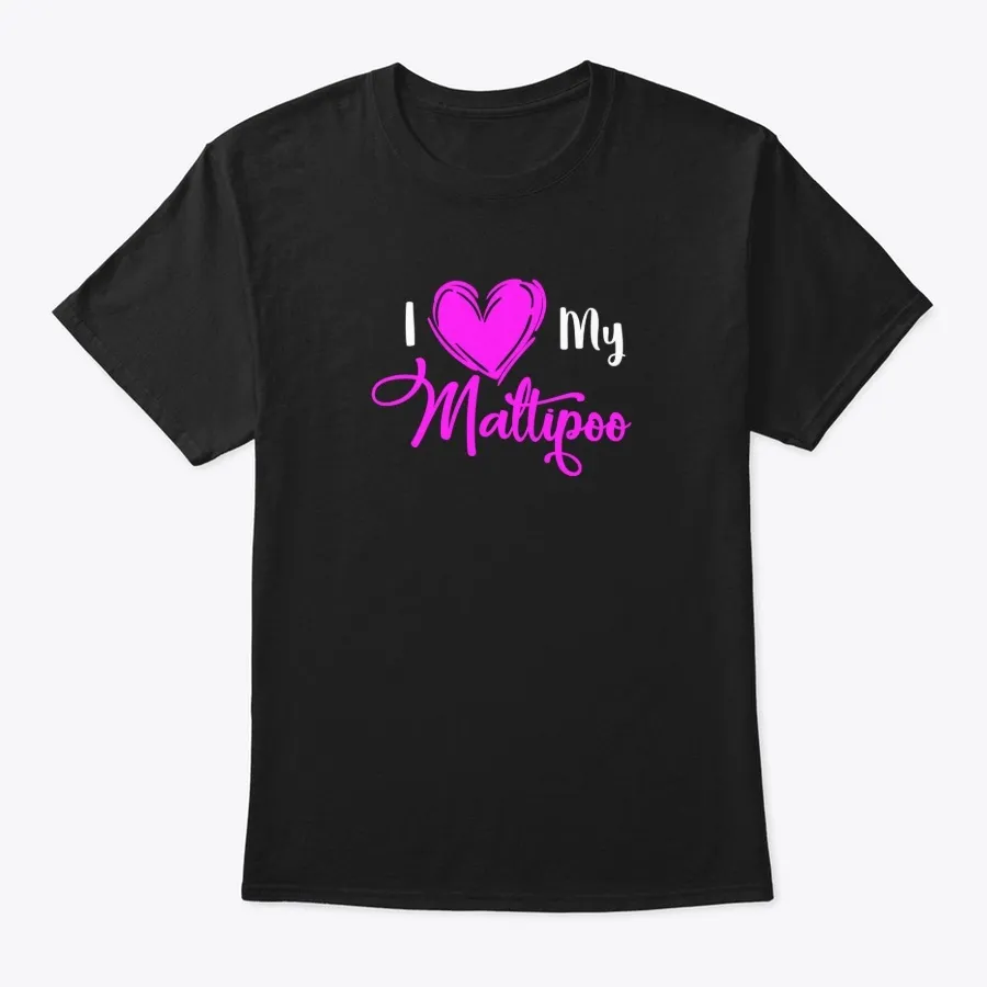 I Love My Maltipoo T-shirt Funny Maltese