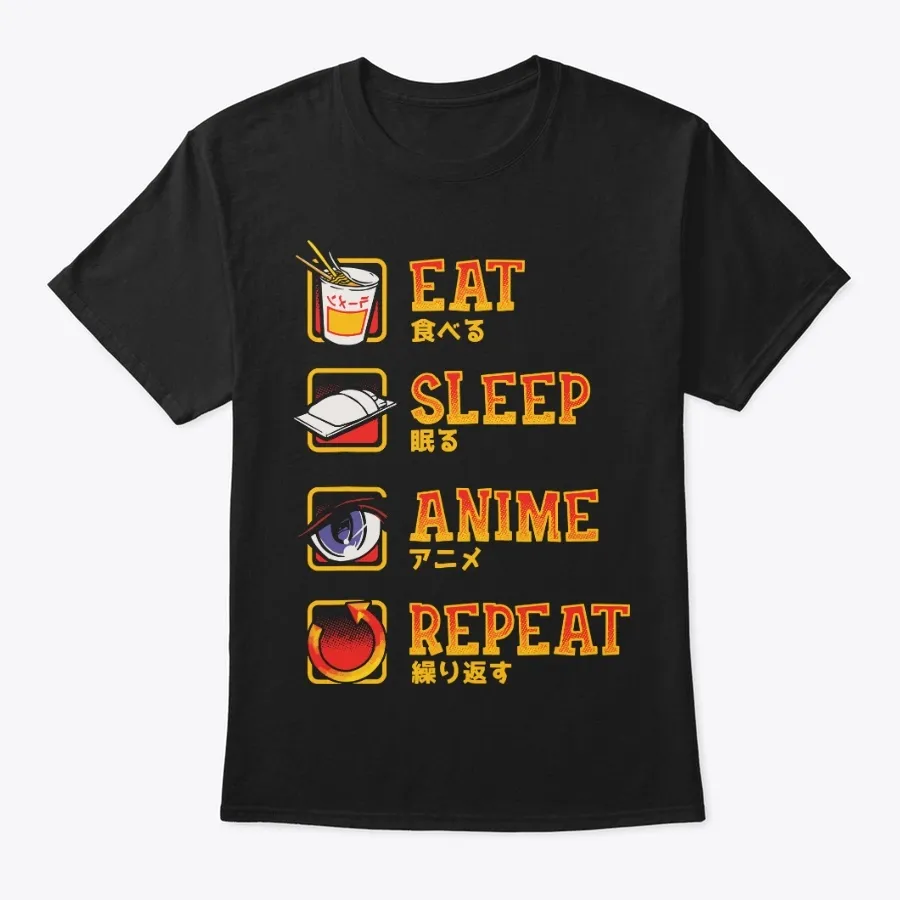 Eat Sleep Anime Repeat Ramen Manga
