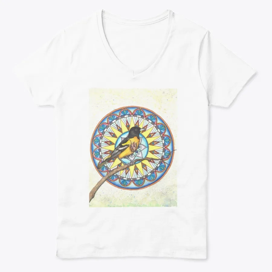 Bird Mandala - Baltimore Oriole