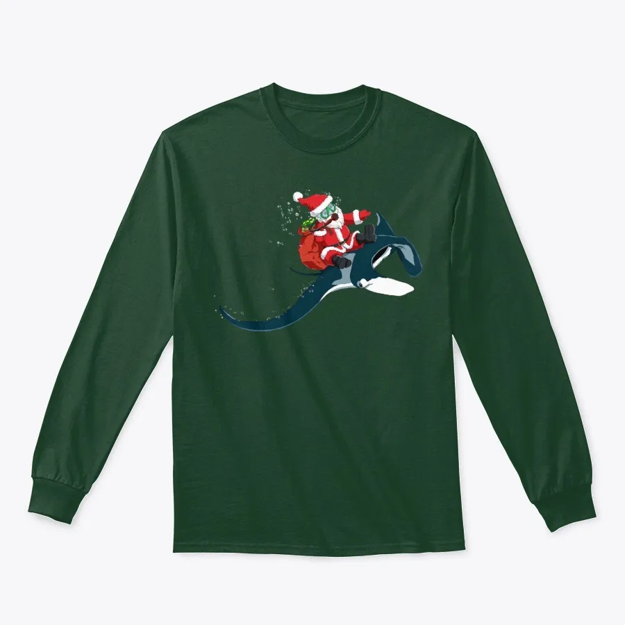 Christmas Manta Ray Xmas Diving Gift