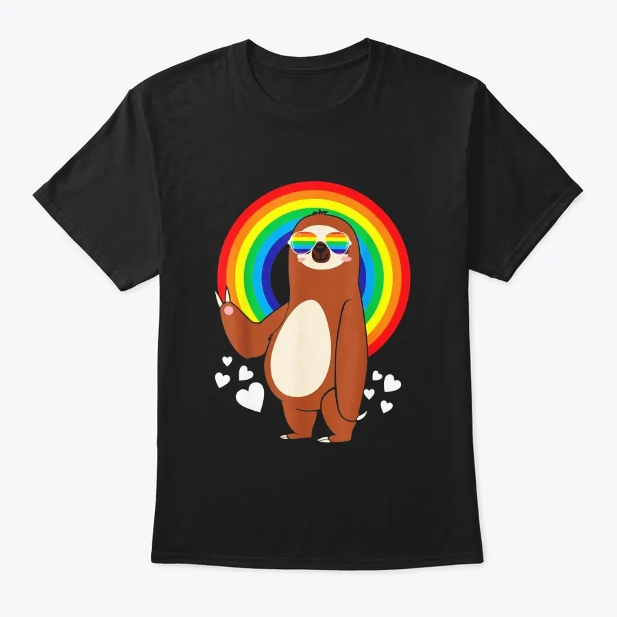Sloth Lgbt Pride Rainbow Lesbian Gay