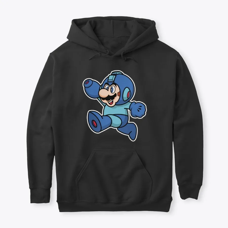 Megaman Mario Crossover Retro Games