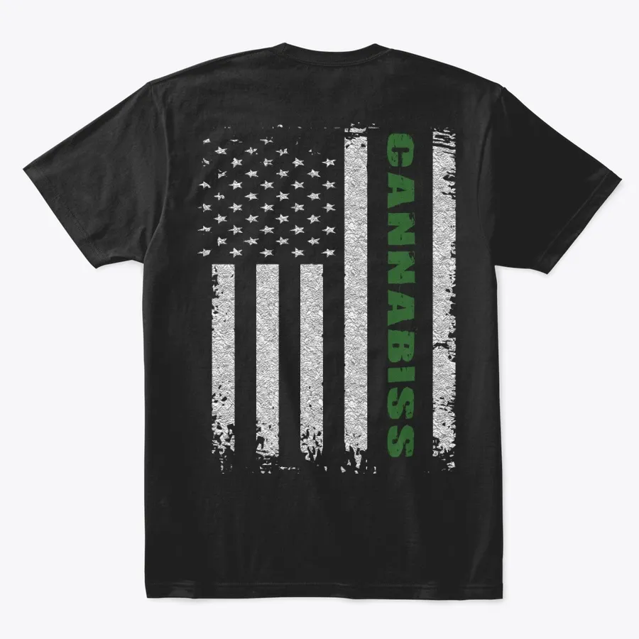 American Cannabiss Flag-tshirt