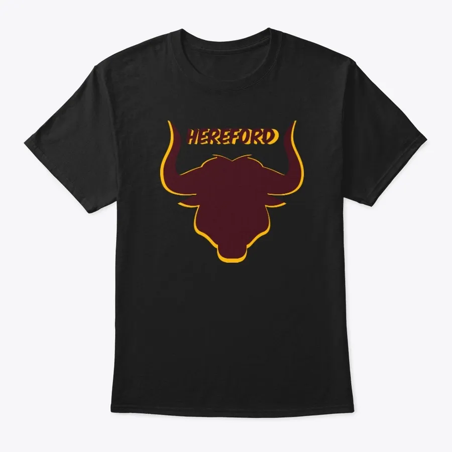 Hereford Bull Maroon And Gold