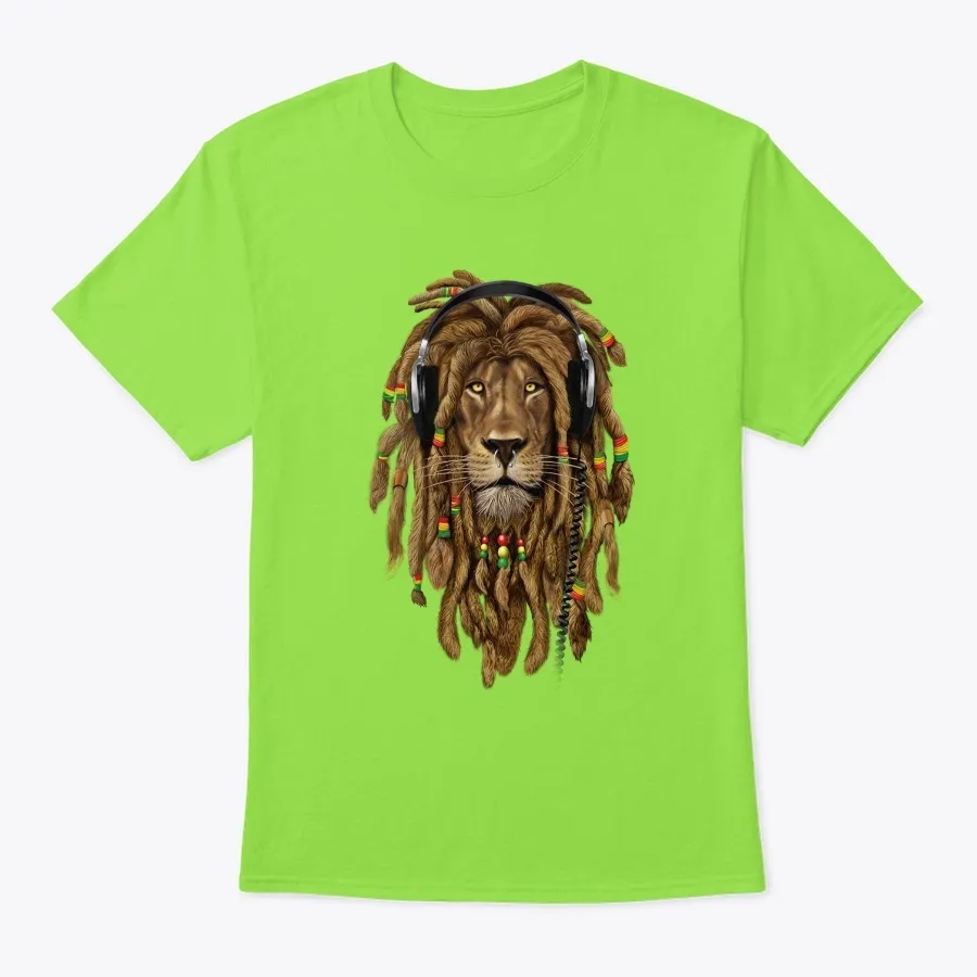 Rasta Dreadlocks Marley Lion T-shirt