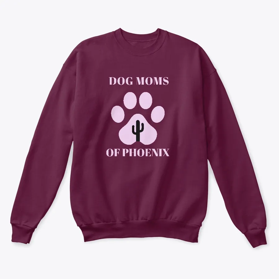 Lilac And Maroon Dog Moms Of Phoenix Top