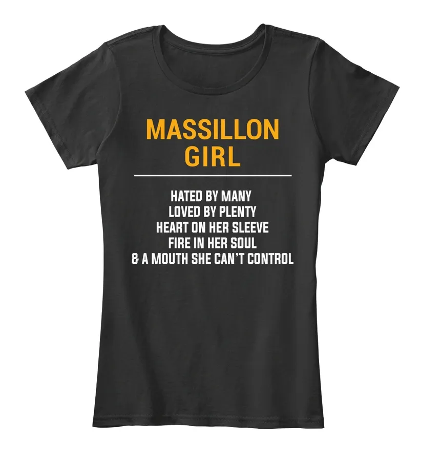 Massillon Oh Girl - Heart On Sleeve Customizable City