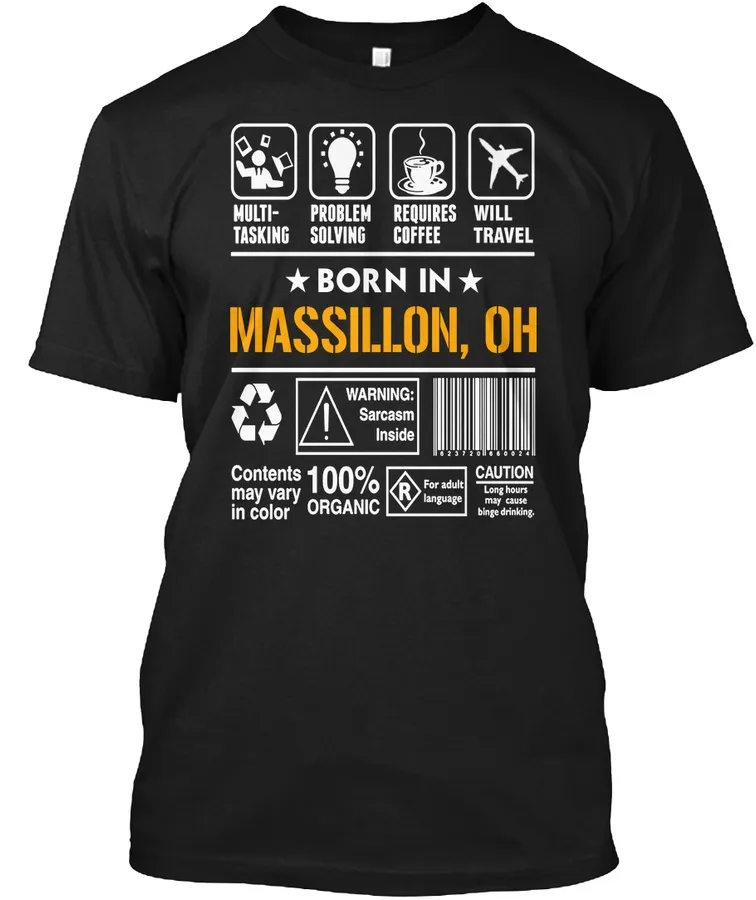 Born In Massillon Oh - Customizable City
