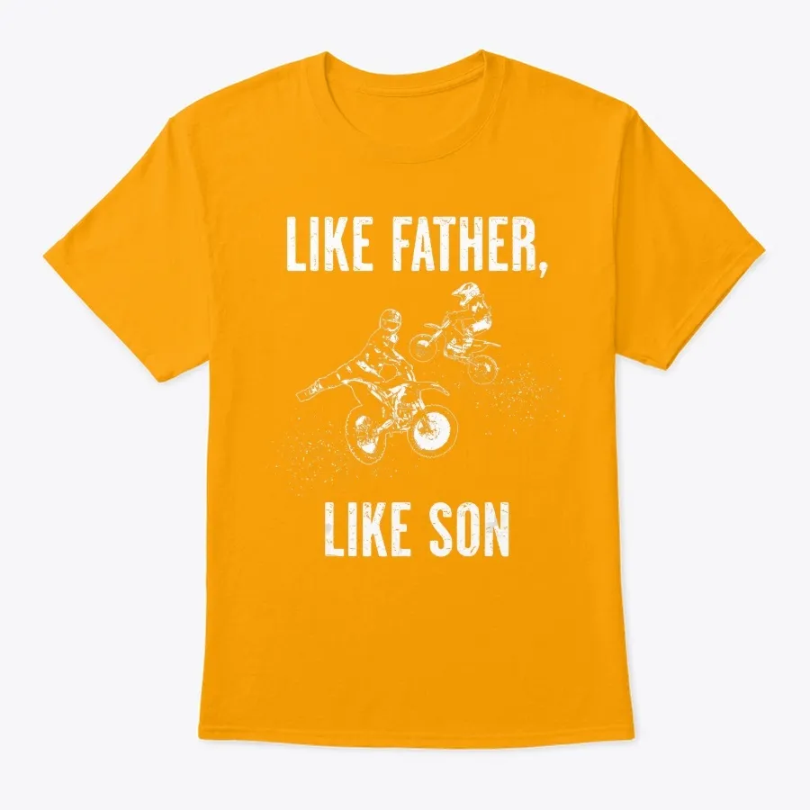 Motocross Design Dirt Bike Like Father