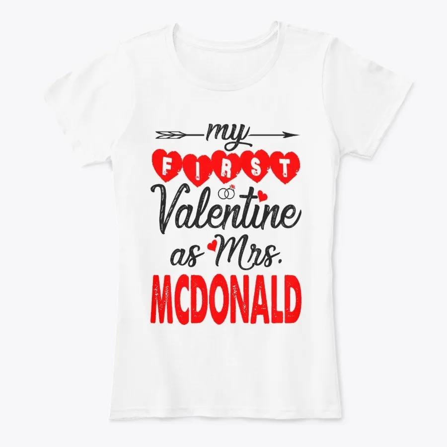 My First Valentine As Mrs Mcdonald