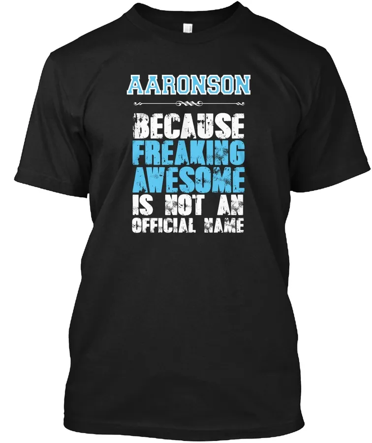 Awesome Aaronson Name T-shirt