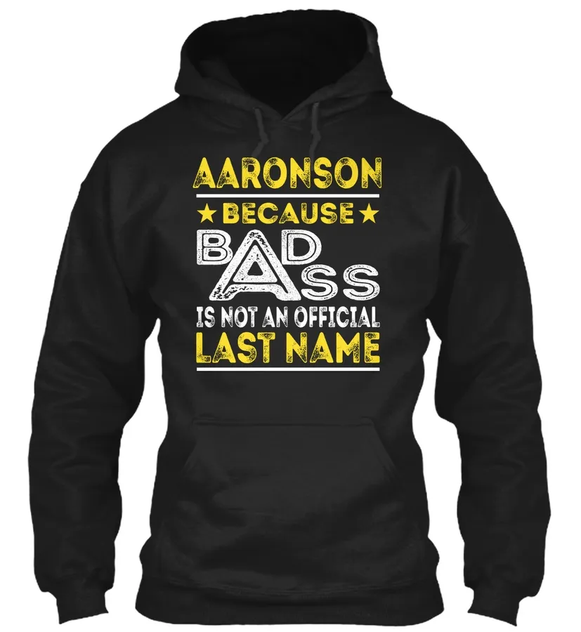 Aaronson - Badass Name Shirts