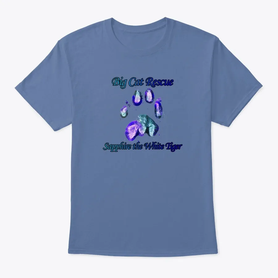 Bcr Sapphire White Tiger Paw Print