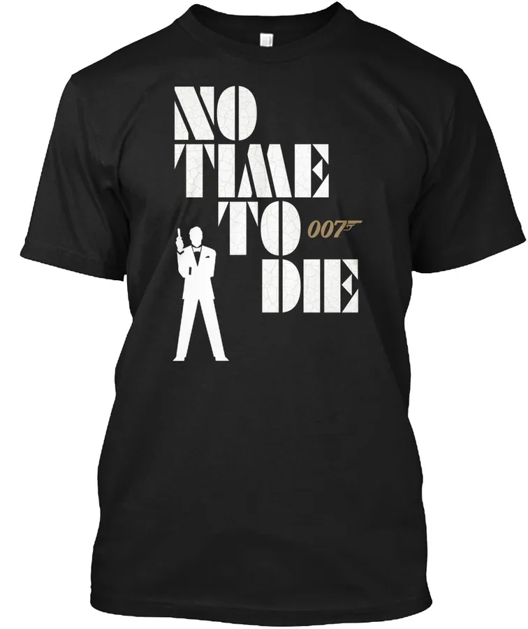 No Time To Die - James Bond Merchandise - Names t-shirt