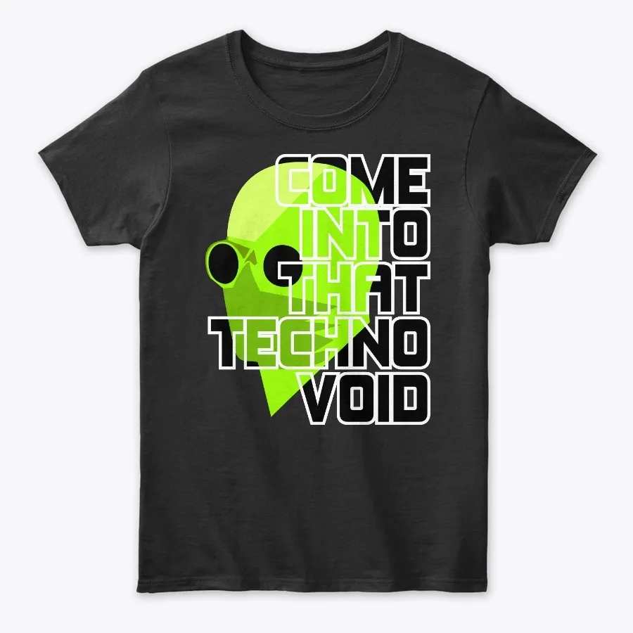 Techno Void - 90s Rave Party 1 - Names t-shirt