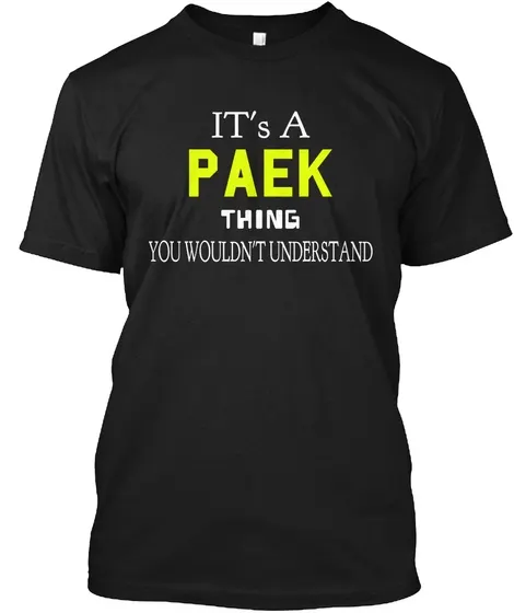 "Paek Calm Shirt - Names t-shirt"