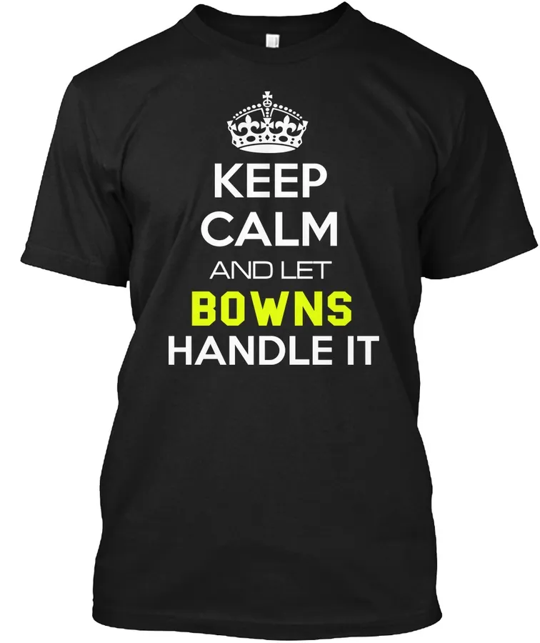 Bowns Calm Shirt - Names t-shirt