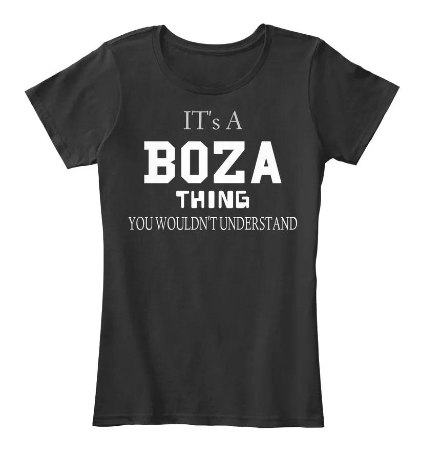 Boza Thing Shirt - Names t-shirt