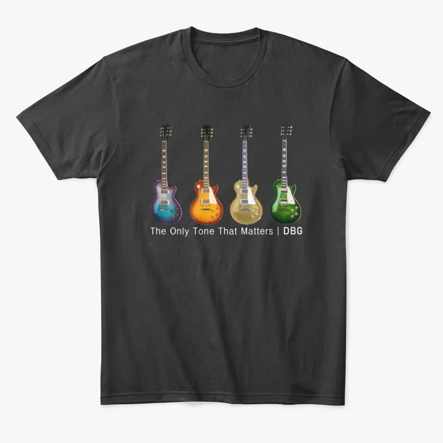 Dbg - Les Paul Style - Names t-shirt