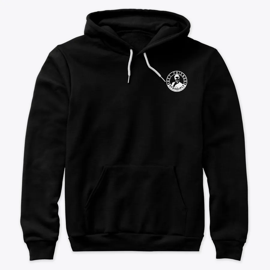 Hey Friends - White Emblem - Names t-shirt