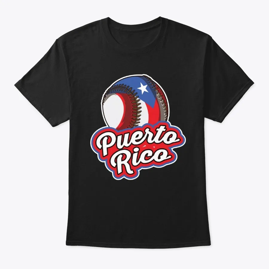 Puerto Rico Baseball Proud Boricua - Names t-shirt