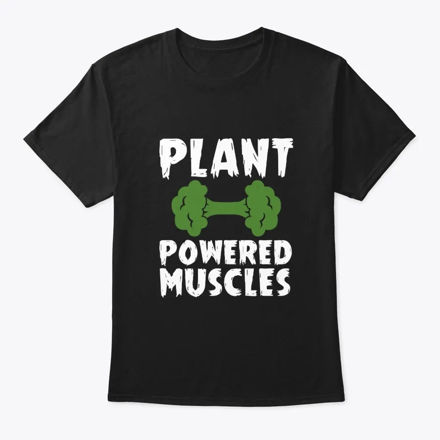 Plants Powered Muscles Broccoli Workout - Names t-shirt