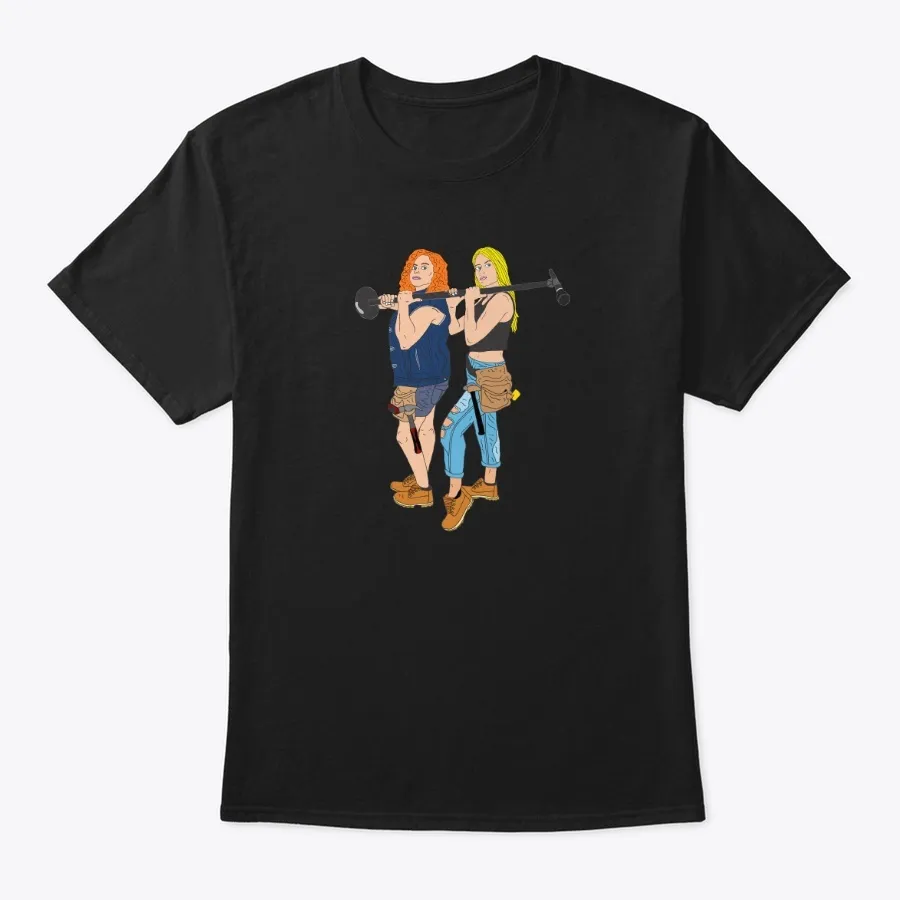 Two Dykes And A Mic - Merch - Names t-shirt