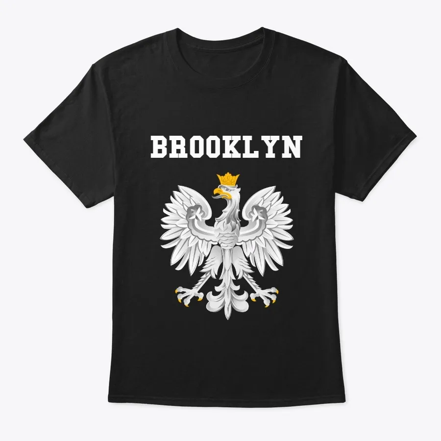 Brooklyn Polish Eagle By Apolonia - Names t-shirt