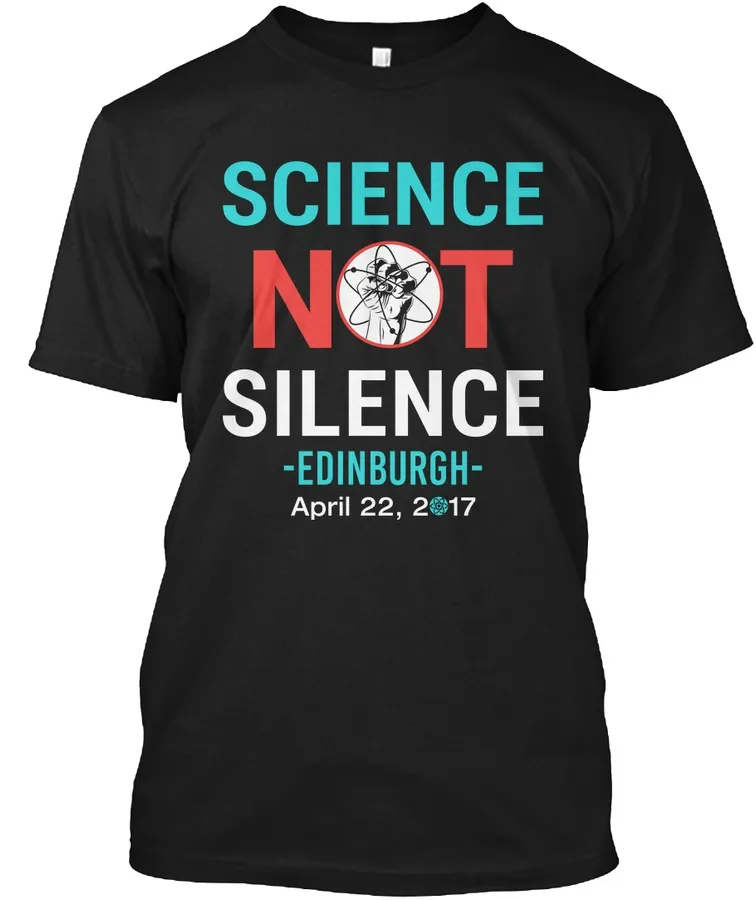 Science Not Silence Edinburgh - Names t-shirt