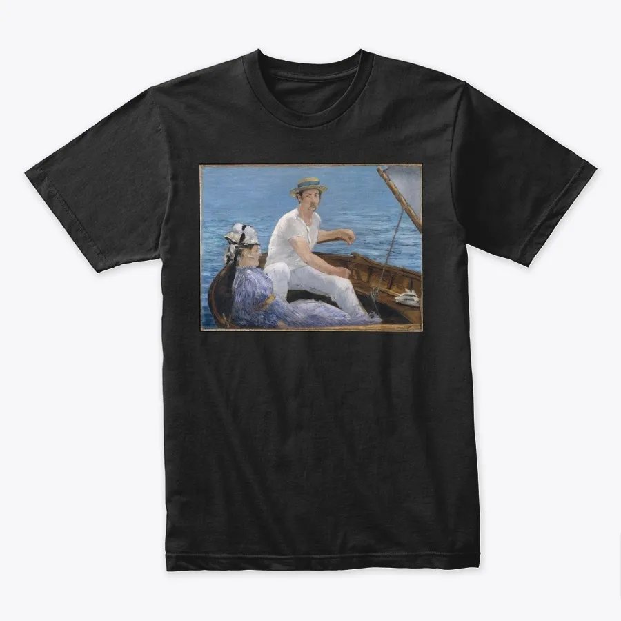 Edouard Manet Boating - Names t-shirt