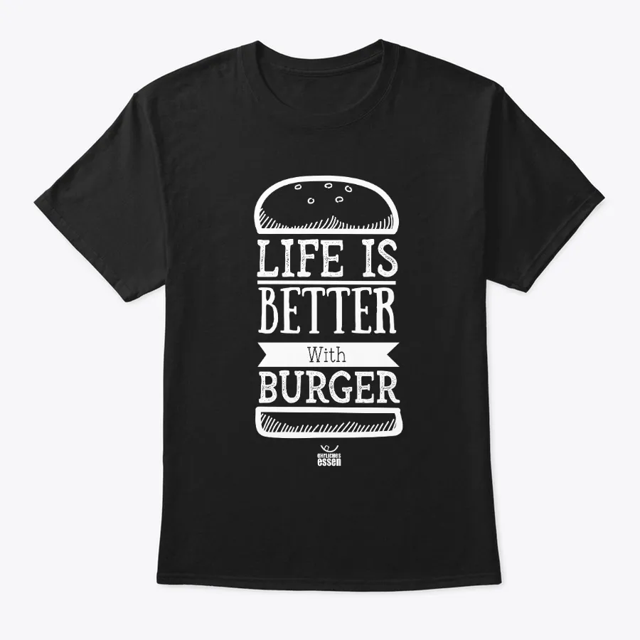 Ehrliches Essen - Life Is Better - Names t-shirt