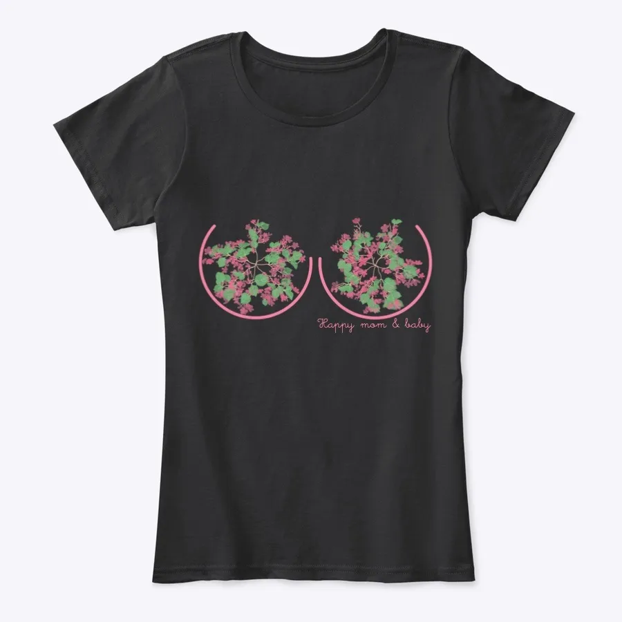 Breastfeeding Is Beautiful Mom Tee - Names t-shirt
