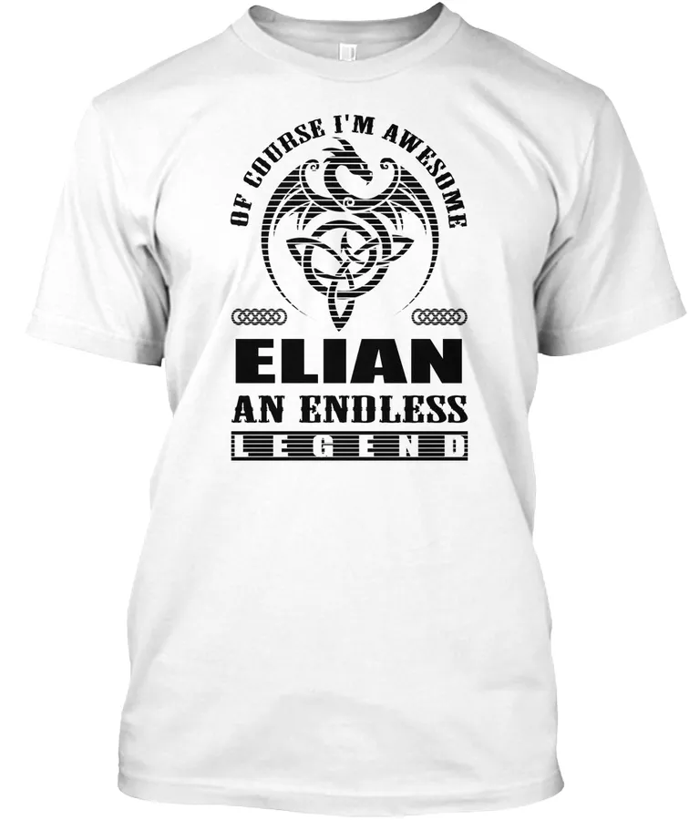 Elian Legend Black Men Shirt - Names t-shirt