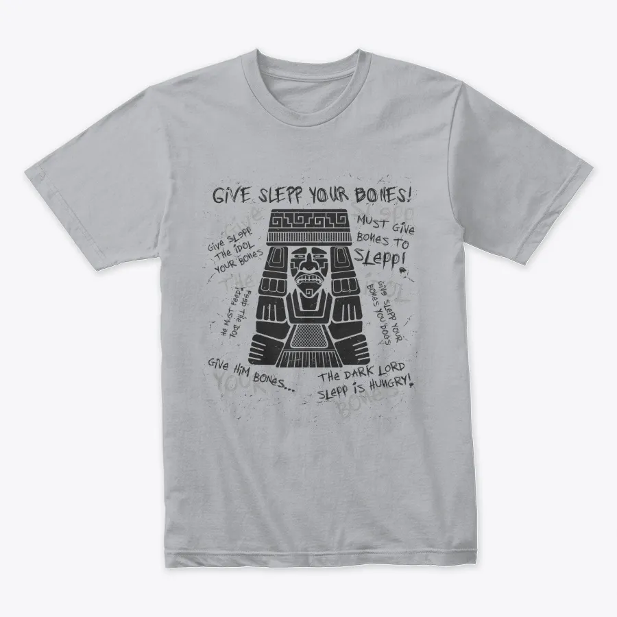 Give Slepp Your Bones - Names t-shirt