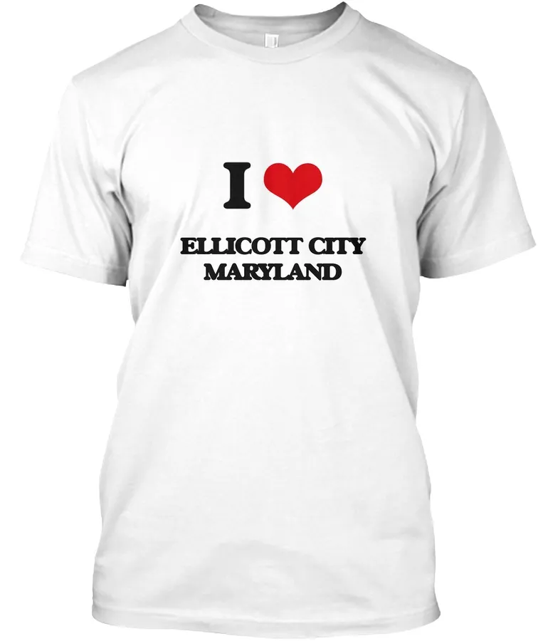I Love Ellicott City Maryland - Names t-shirt