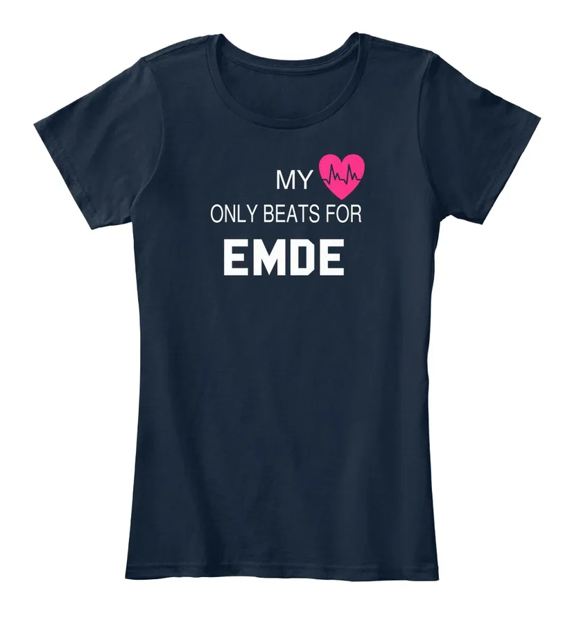My Heart Only Beats For Emde Tee - Names t-shirt