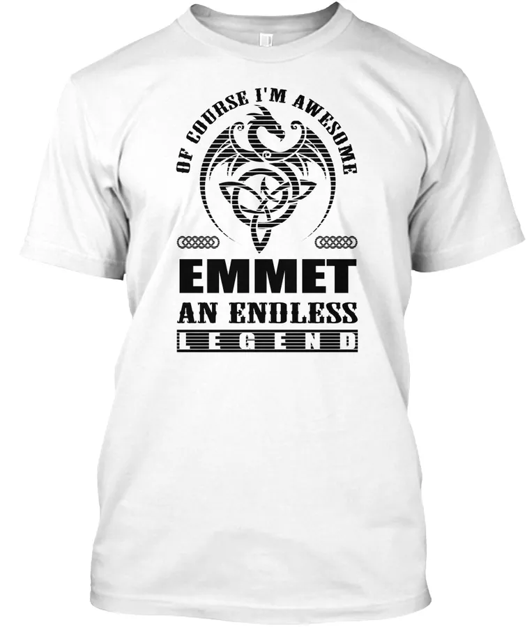 Emmet Legend Black Men Shirt - Names t-shirt