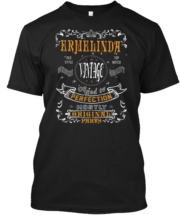 Ermelinda Name Vintage T Shirt - Names t-shirt