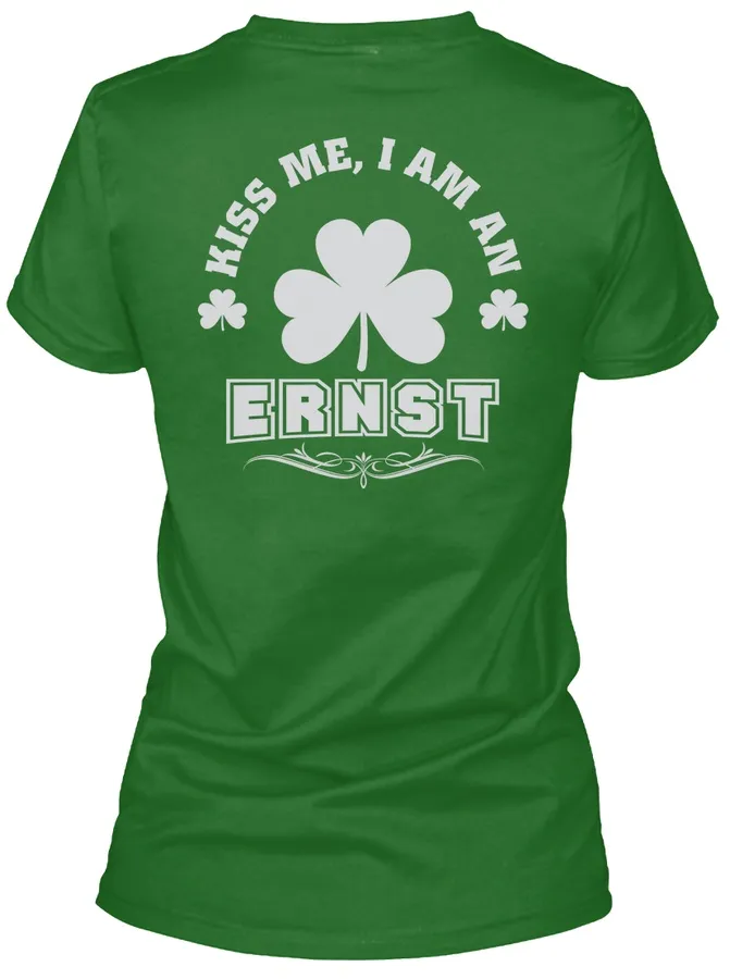 Kiss Me I Am Ernst Thing T-shirts - Names t-shirt