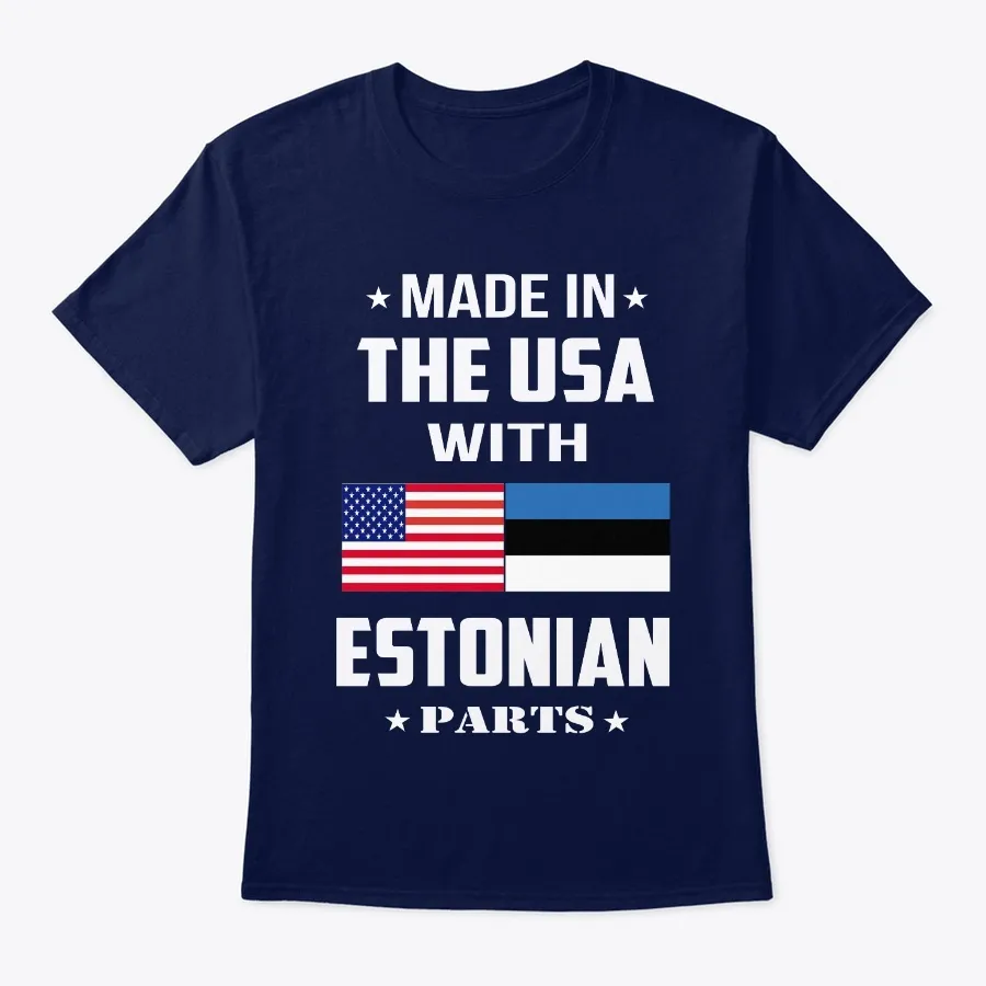 Made In The Usa With Estonian Parts - Names t-shirt