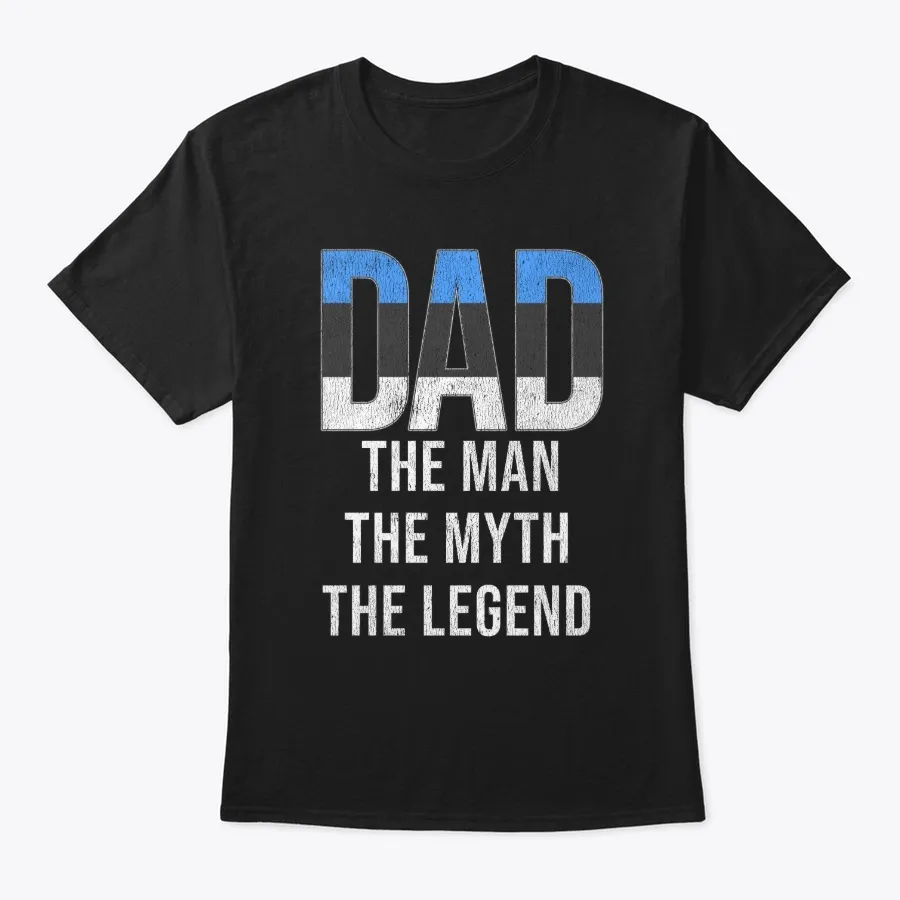 Estonia Dad Fathers Day - Names t-shirt
