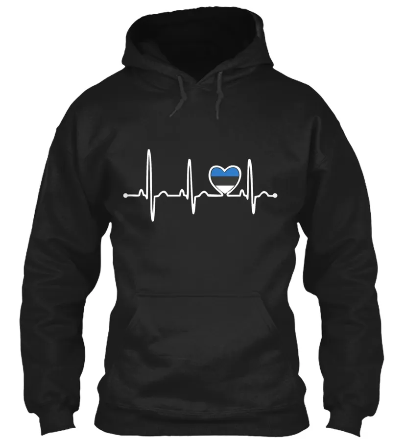 Estonia Country Flag Heartbeat Pride Tsh - Names t-shirt
