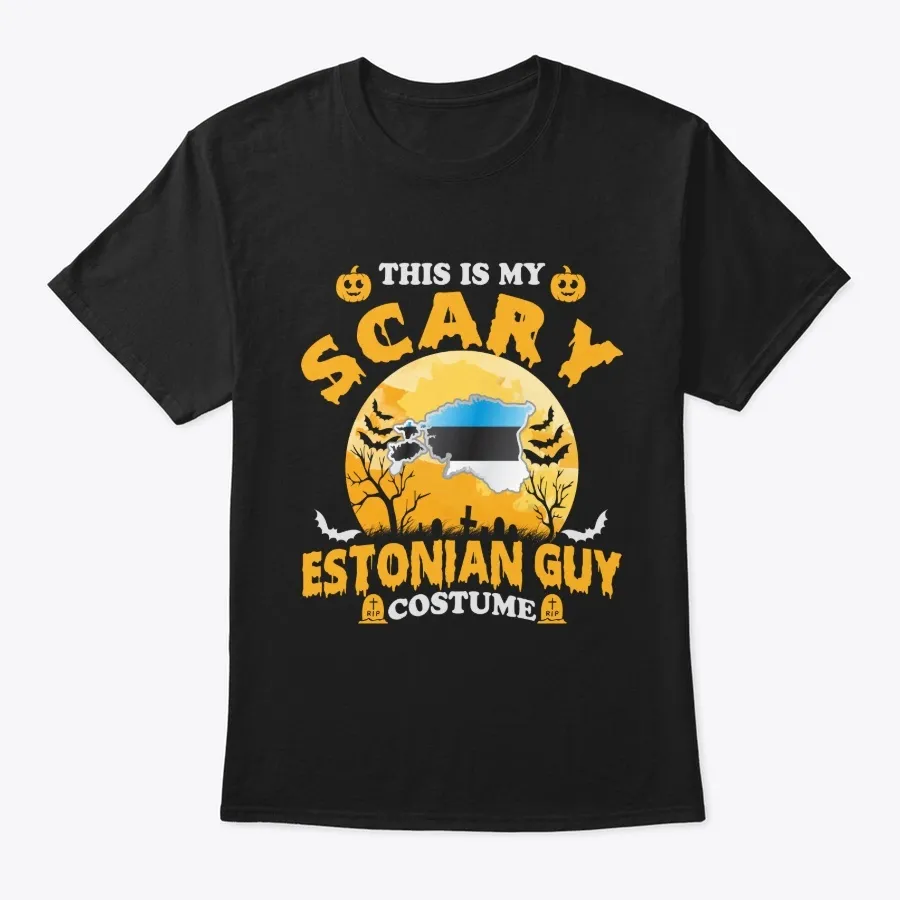 This Is My Scary Estonian Guy Costume - Names t-shirt
