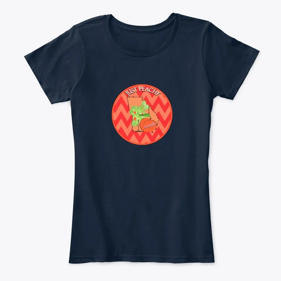 Just Peachy Georgia Peach Shirt - Names t-shirt
