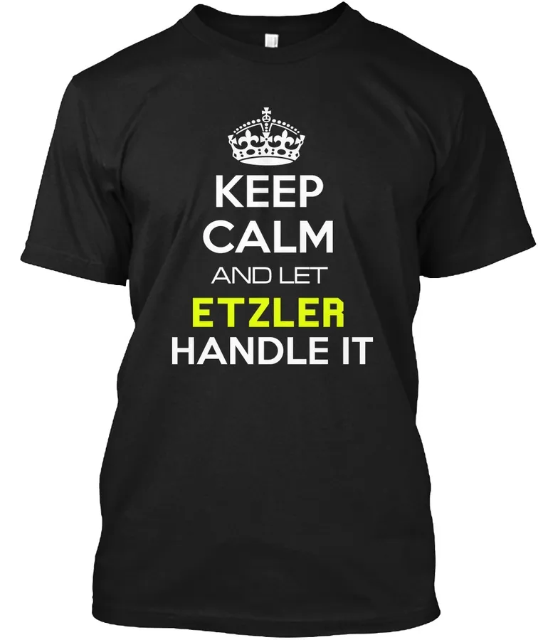 Etzler Calm Shirt - Names t-shirt