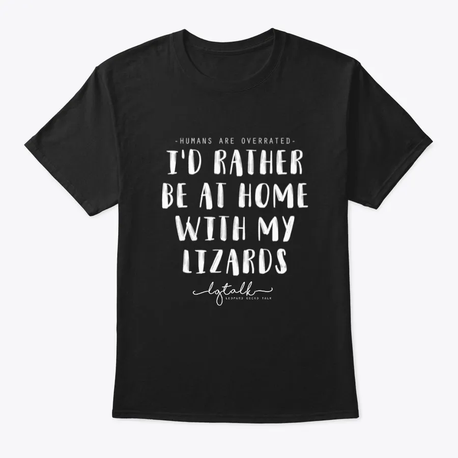 Home With My Lizards Tee - Names t-shirt