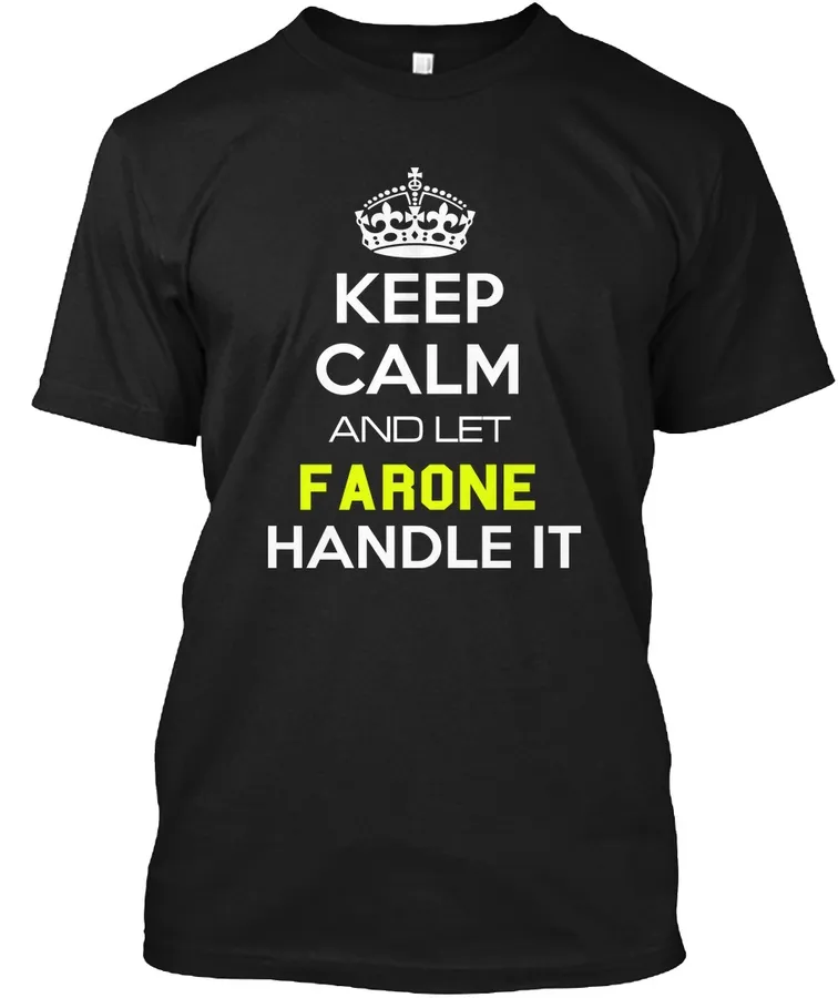 Farone Calm Shirt - Names t-shirt