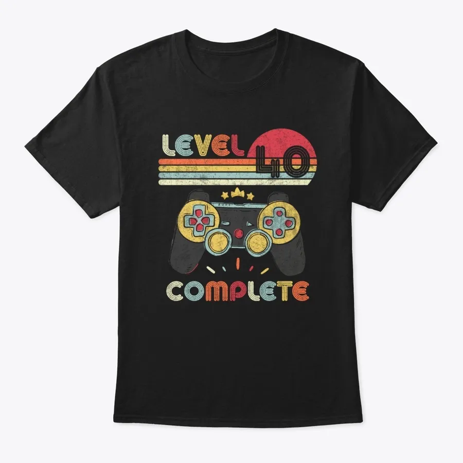 Vintage 40th Birthday Level 40 Complete