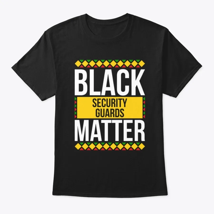 Black Security Guards Matter Pride Shirt